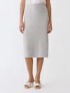 Shop Fabiana Filippi Skirt  Woman Color Yellow Cream