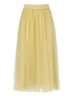 Fabiana Filippi A-line Tulle Midi Skirt
