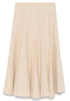 Fabiana Filippi Pleated A-line Skirt In Neutral