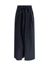 Fabiana Filippi Midi Skirt Tailored Elasticated Waistband In Blue