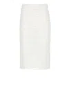 Fabiana Filippi Sequinned Open-knit Midi Skirt In White