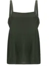 Fabiana Filippi Silk Blend Top With Design And Sparkling Straps In Black
