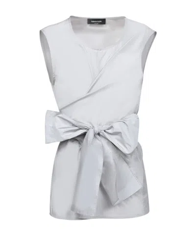Fabiana Filippi Sleeveless Blouse In White