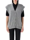 Fabiana Filippi Knitwear V-neck Sleeveless Cardigan