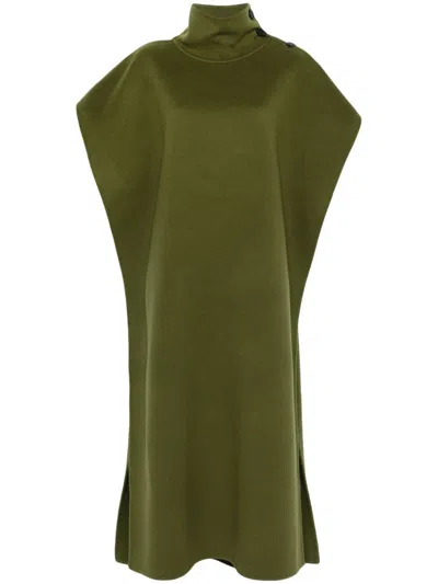 Fabiana Filippi Sleeveless Coat In Green