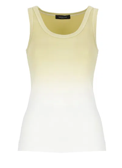 FABIANA FILIPPI FABIANA FILIPPI SLEEVELESS COTTON TOP WITH DEGRADÉ EFFECT
