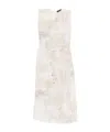 Fabiana Filippi Abstract-print Sleeveless Dress In Neutral