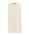 FABIANA FILIPPI FABIANA FILIPPI TWEED SLEEVELESS KNITTED DRESS