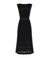 Fabiana Filippi Light Cotton Sleeveless Dress In Blue