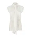 Fabiana Filippi Sleeveless Panelled Blouse In White