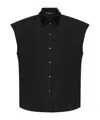 Fabiana Filippi Sleeveless Shirt In Black