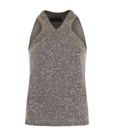FABIANA FILIPPI SLEEVELESS SWEATER