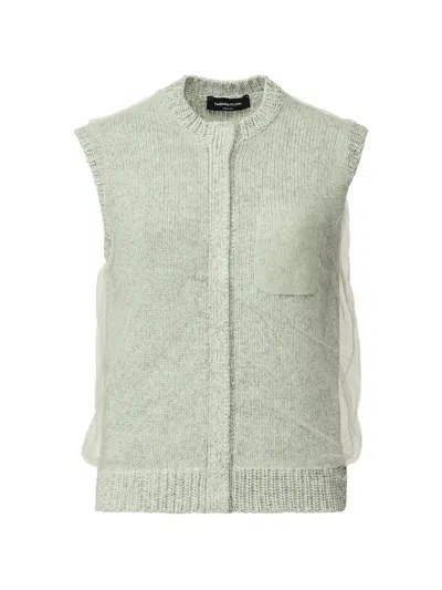 Fabiana Filippi Sleeveless Vest In Green