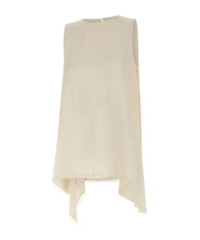 Fabiana Filippi Sleeveless Vest In Neutral