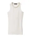 Fabiana Filippi Sleeveless Vest In White