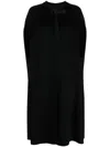 Fabiana Filippi Sleveless Cape In Black