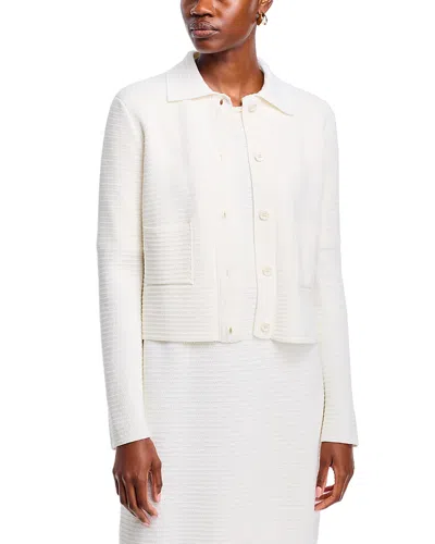Fabiana Filippi Slim Fit Jacket In Beige Over