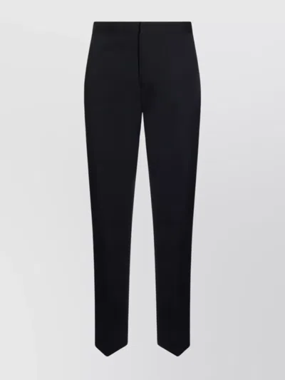 Fabiana Filippi Slim Fit Trousers Belt Loops In Black