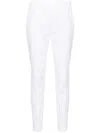Fabiana Filippi Slim-fit Trousers With Tapered Ankle In White