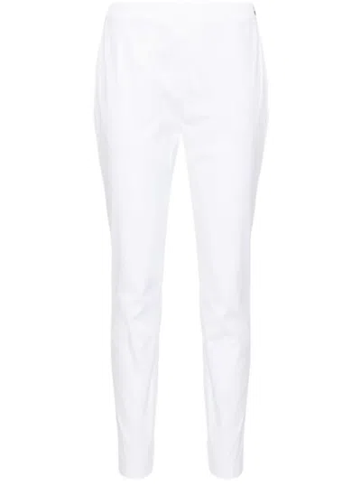 Fabiana Filippi Slim-fit Trousers With Tapered Ankle In White