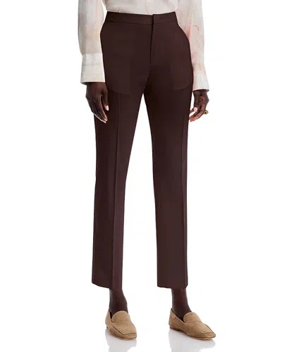 Fabiana Filippi Slim Leg Pants In Brown
