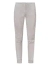 Fabiana Filippi Slim Tapered Leather Trousers In Neutral