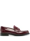 Fabiana Filippi Woman Loafers Burgundy Size 7 Leather In Red