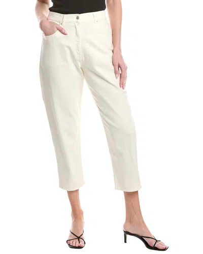 Fabiana Filippi Slouchy Fit 5 Pocket Jeans In Neutral