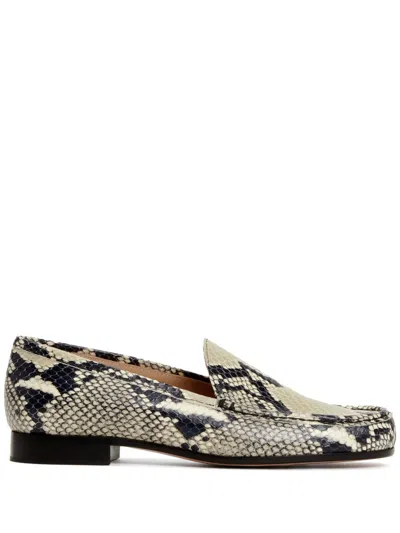 FABIANA FILIPPI SNAKE-PRINT LOAFERS
