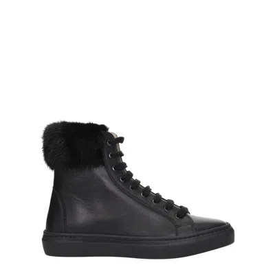 Fabiana Filippi Sneakers Women Leather Black