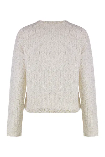 Fabiana Filippi Soft Blended Fabric Sweater In Green