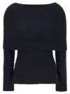 Fabiana Filippi Maxi Collar Ribbed Knit Pullover