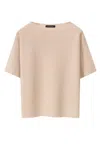 Fabiana Filippi Cotton And Lurex Sweater In Neutrals