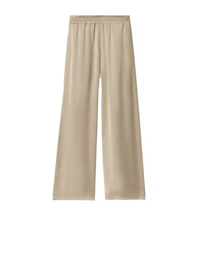 Fabiana Filippi Soft Trousers Greige In Neutral