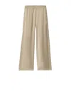 Fabiana Filippi Soft Trousers Greige In Brown