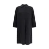 Fabiana Filippi Soft Wool And Cashmere Double Coat In Black