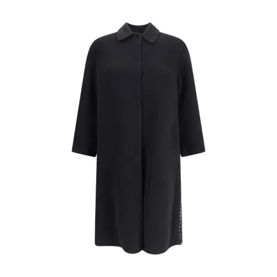 FABIANA FILIPPI SOFT WOOL AND CASHMERE DOUBLE COAT