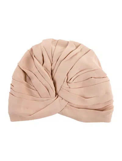 Pre-owned Fabiana Filippi Solid Moroccan Turban W/tags In Pink