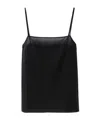 Fabiana Filippi Spaghetti Strap Tank Top In Black