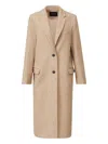 Fabiana Filippi Speckled Double-breasted Coat In Brown