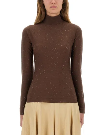 FABIANA FILIPPI SPECKLED WOOL BLEND JERSEY