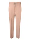 Fabiana Filippi Light Brown Bead-detail Trousers In Brown