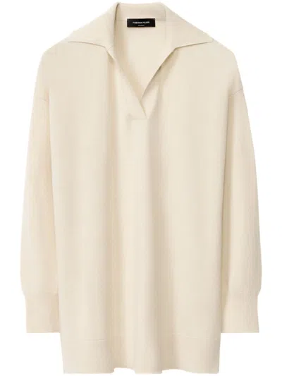 Fabiana Filippi Wool And Cotton Sweater In White