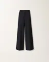 Fabiana Filippi Spoleto Jersey Trousers In Black