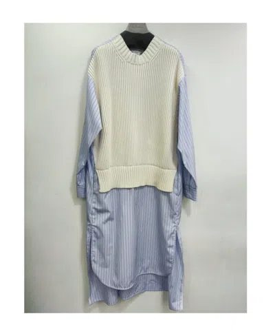 Fabiana Filippi Stitching Detail Dress In Gray