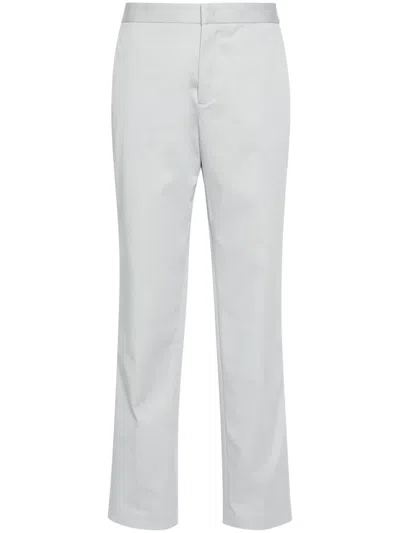 Fabiana Filippi Beaded-trim Tapered Trousers In Grey