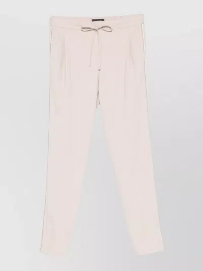 Fabiana Filippi Straight Leg Lounge Trousers Elasticated Waistband In Pink