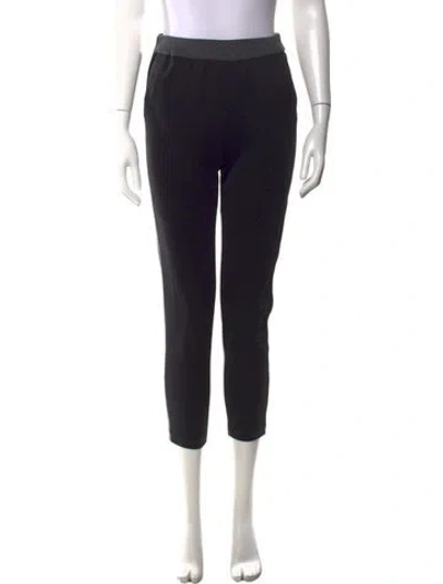 Pre-owned Fabiana Filippi Straight Leg Pants In Black