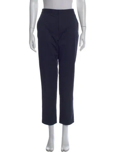 Pre-owned Fabiana Filippi Straight Leg Pants In Blue