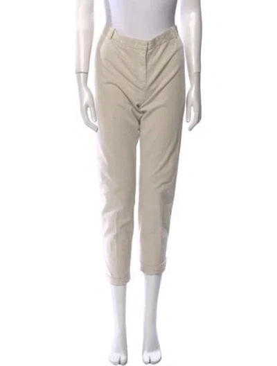 Pre-owned Fabiana Filippi Straight Leg Pants In Neutral